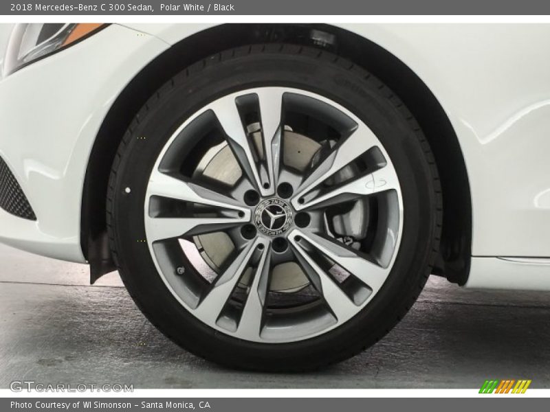 Polar White / Black 2018 Mercedes-Benz C 300 Sedan