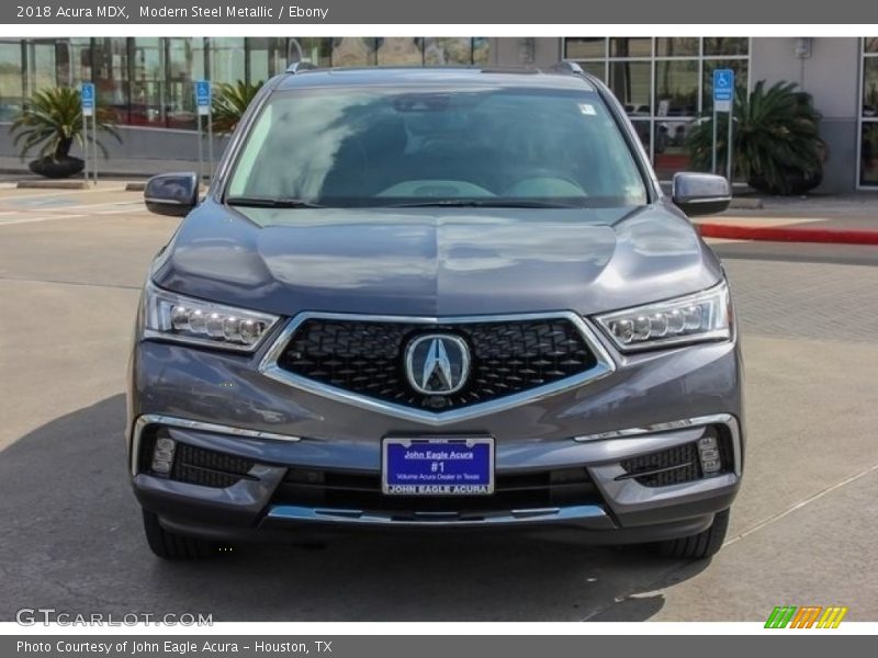 Modern Steel Metallic / Ebony 2018 Acura MDX