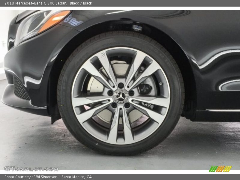 Black / Black 2018 Mercedes-Benz C 300 Sedan