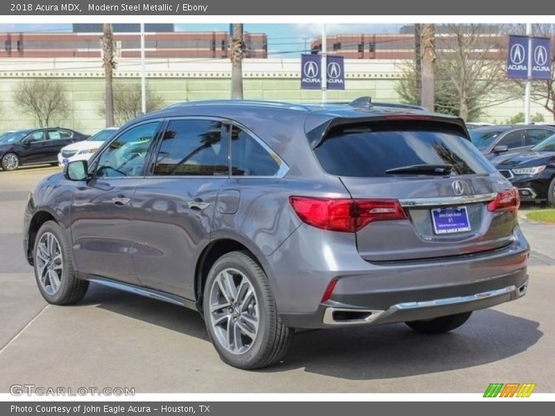 Modern Steel Metallic / Ebony 2018 Acura MDX