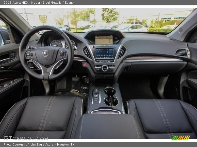 Modern Steel Metallic / Ebony 2018 Acura MDX