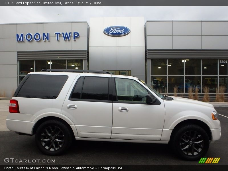 White Platinum / Dune 2017 Ford Expedition Limited 4x4