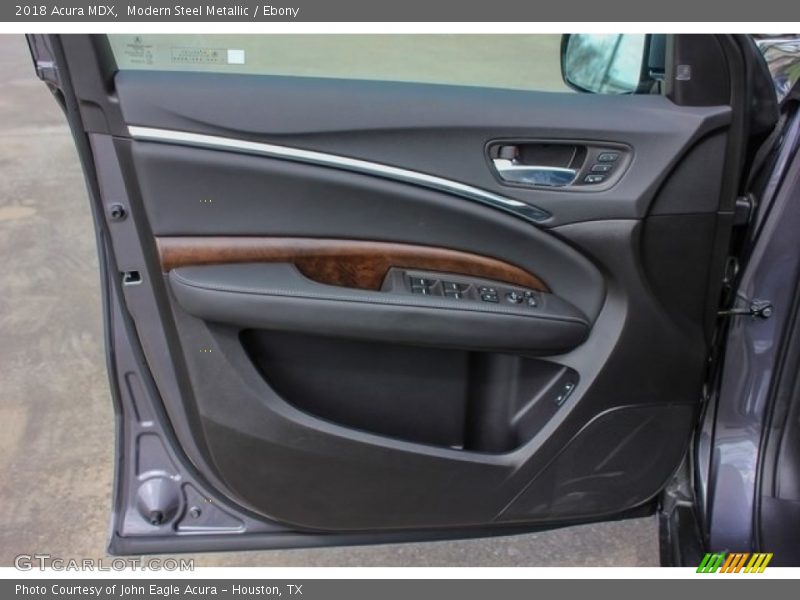 Modern Steel Metallic / Ebony 2018 Acura MDX