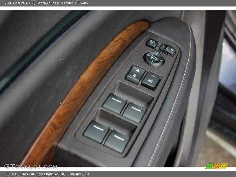 Modern Steel Metallic / Ebony 2018 Acura MDX