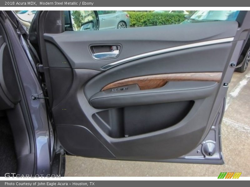 Modern Steel Metallic / Ebony 2018 Acura MDX