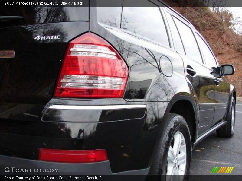 Black / Black 2007 Mercedes-Benz GL 450