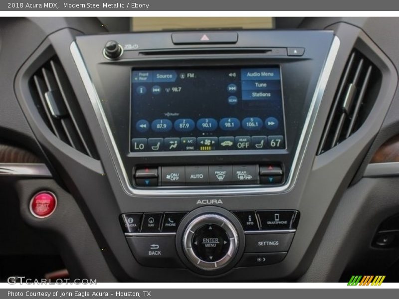 Modern Steel Metallic / Ebony 2018 Acura MDX