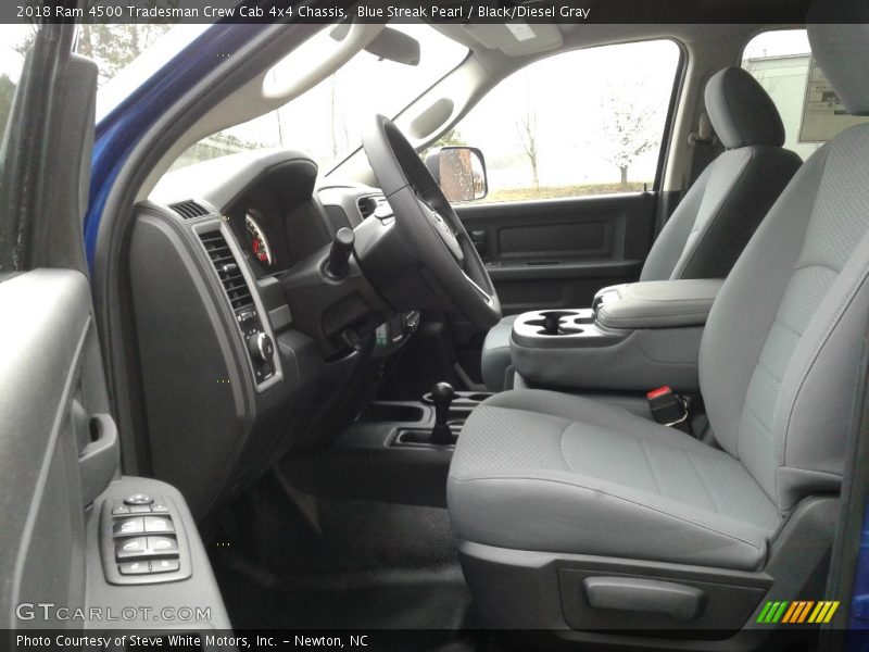 Blue Streak Pearl / Black/Diesel Gray 2018 Ram 4500 Tradesman Crew Cab 4x4 Chassis