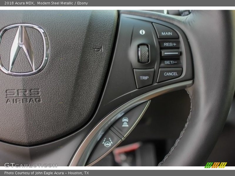 Modern Steel Metallic / Ebony 2018 Acura MDX