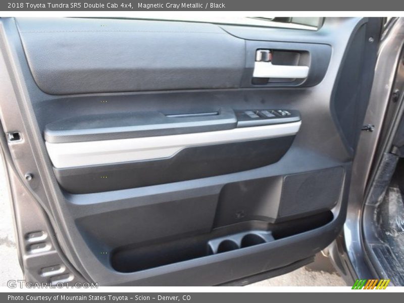 Magnetic Gray Metallic / Black 2018 Toyota Tundra SR5 Double Cab 4x4