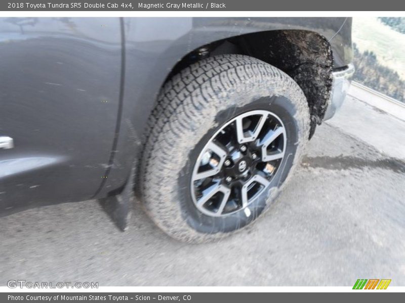 Magnetic Gray Metallic / Black 2018 Toyota Tundra SR5 Double Cab 4x4