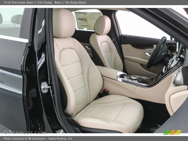 Black / Silk Beige/Black 2018 Mercedes-Benz C 300 Sedan