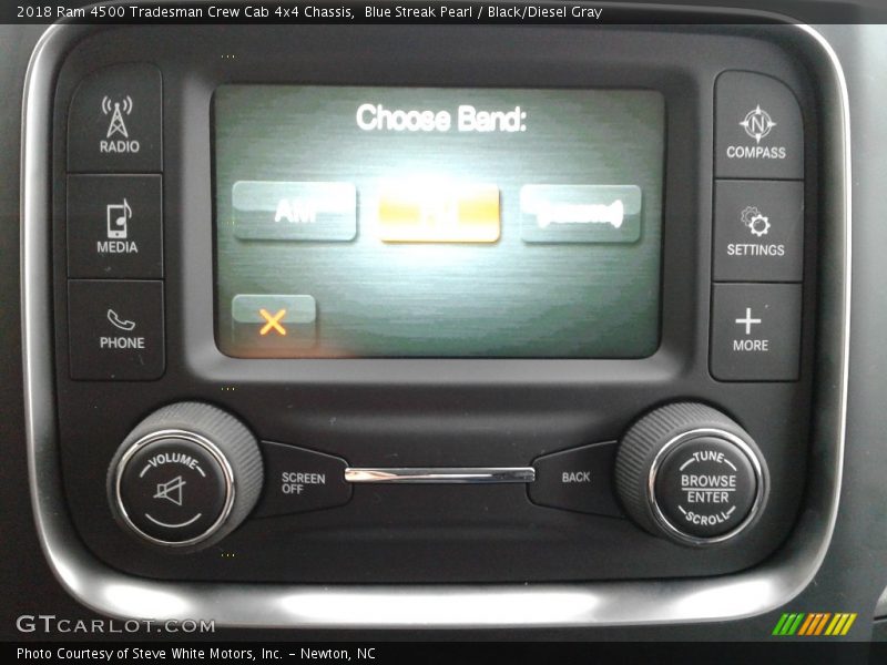Blue Streak Pearl / Black/Diesel Gray 2018 Ram 4500 Tradesman Crew Cab 4x4 Chassis