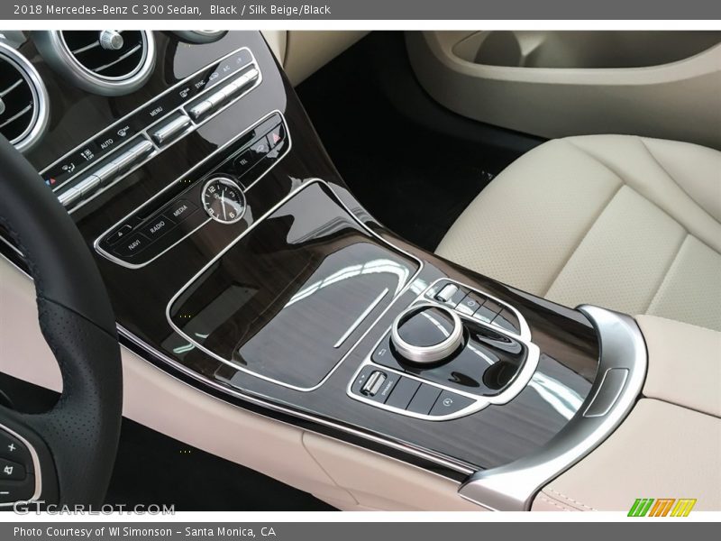 Black / Silk Beige/Black 2018 Mercedes-Benz C 300 Sedan