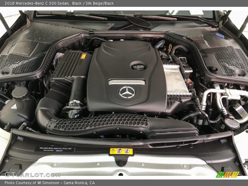 Black / Silk Beige/Black 2018 Mercedes-Benz C 300 Sedan