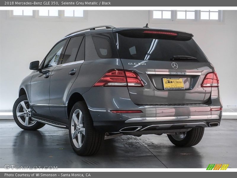 Selenite Grey Metallic / Black 2018 Mercedes-Benz GLE 350