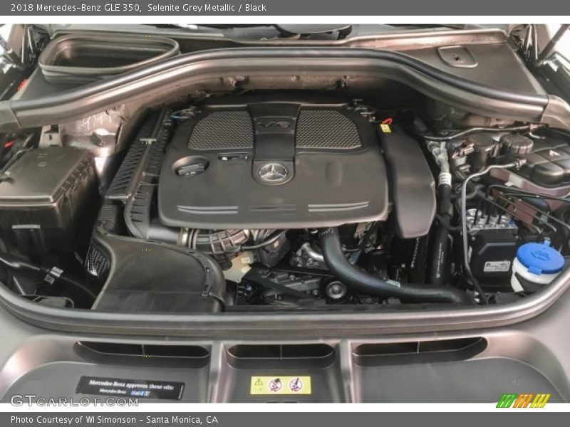 Selenite Grey Metallic / Black 2018 Mercedes-Benz GLE 350