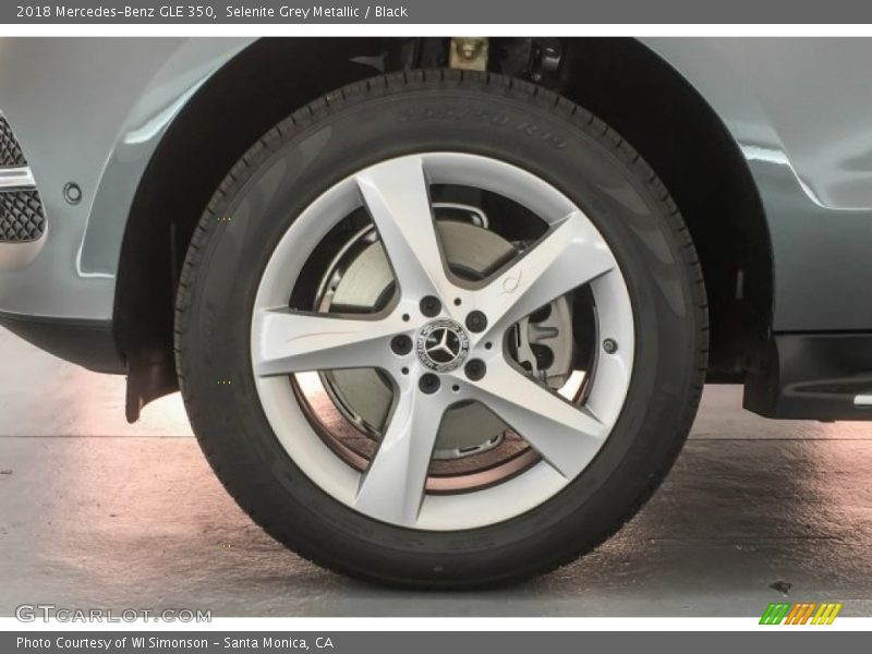 Selenite Grey Metallic / Black 2018 Mercedes-Benz GLE 350