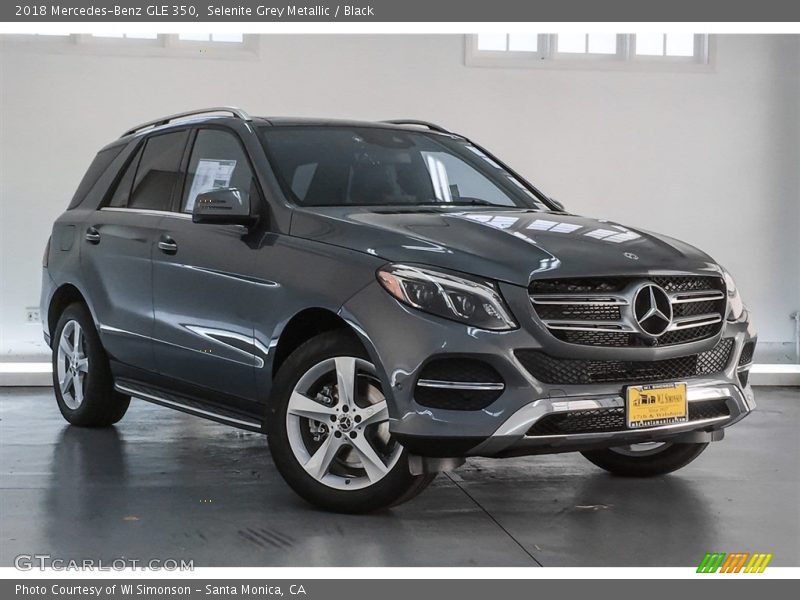 Selenite Grey Metallic / Black 2018 Mercedes-Benz GLE 350