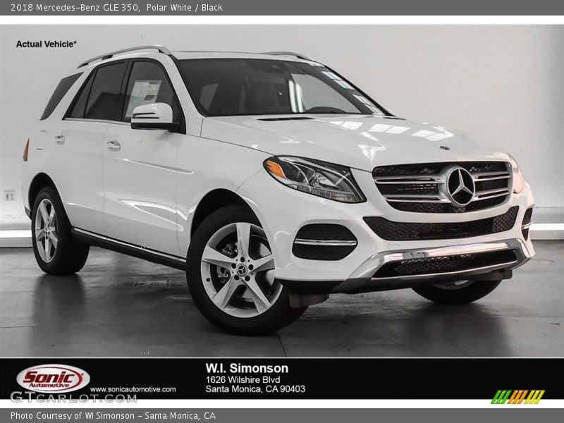 Polar White / Black 2018 Mercedes-Benz GLE 350