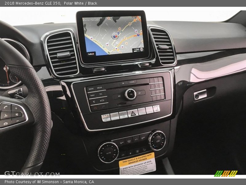 Polar White / Black 2018 Mercedes-Benz GLE 350