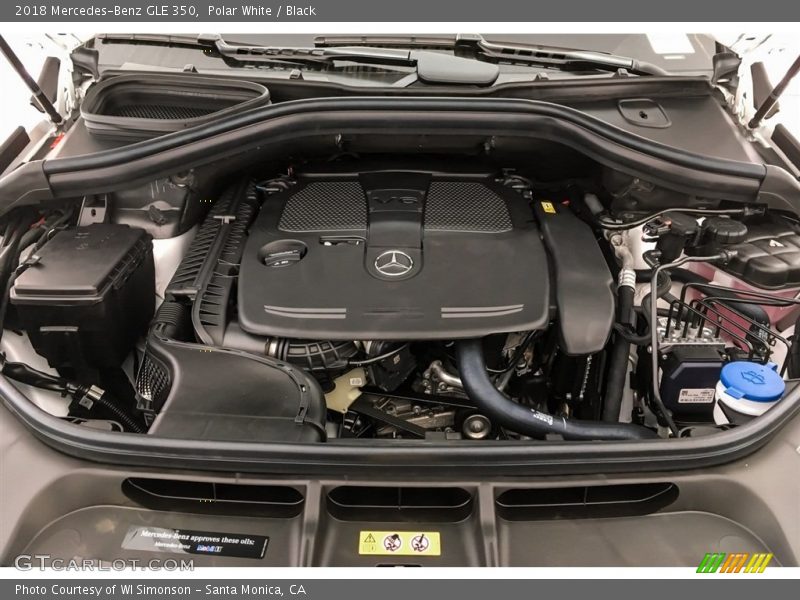 Polar White / Black 2018 Mercedes-Benz GLE 350