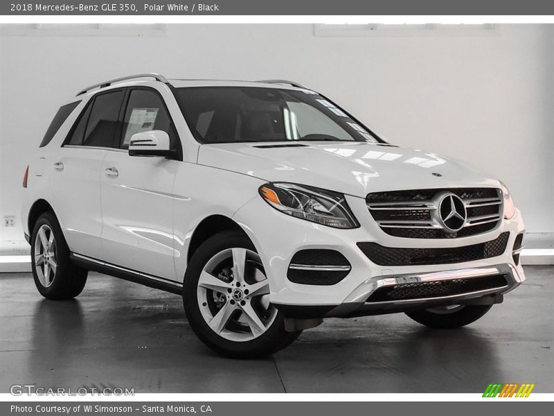 Polar White / Black 2018 Mercedes-Benz GLE 350