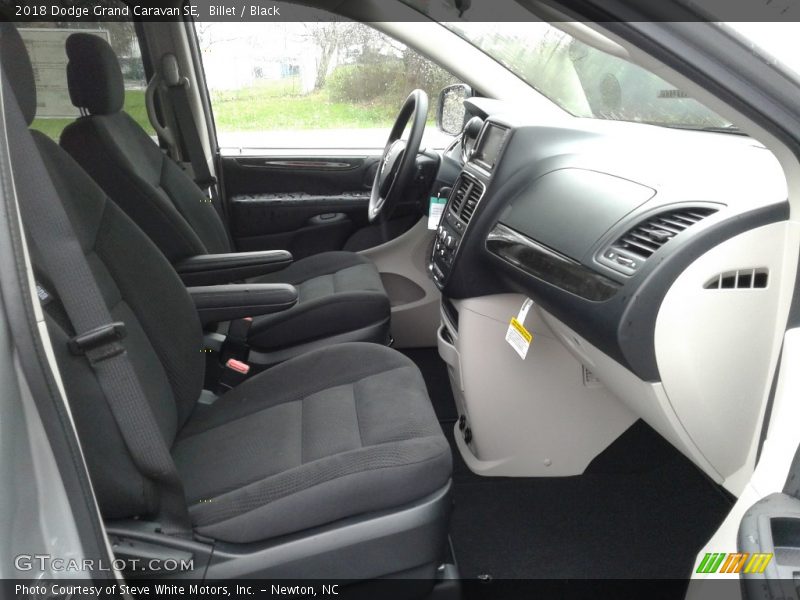 Front Seat of 2018 Grand Caravan SE