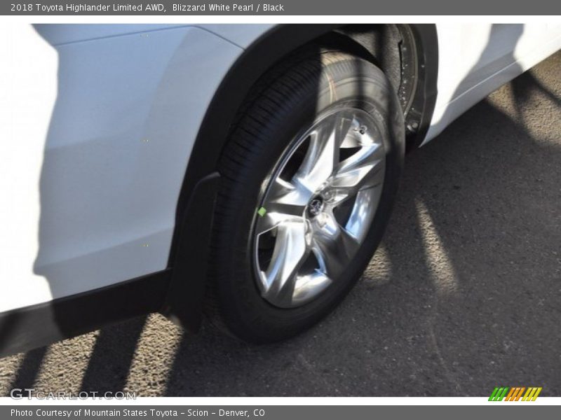 Blizzard White Pearl / Black 2018 Toyota Highlander Limited AWD