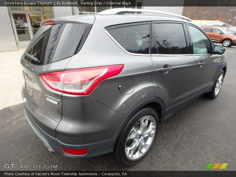 Sterling Gray / Charcoal Black 2014 Ford Escape Titanium 1.6L EcoBoost