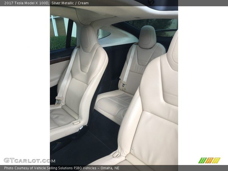  2017 Model X 100D Cream Interior