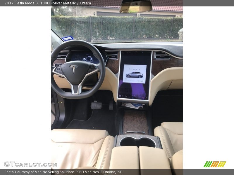 Dashboard of 2017 Model X 100D