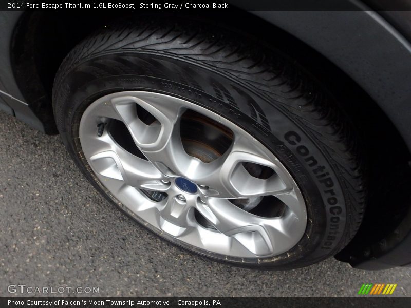 Sterling Gray / Charcoal Black 2014 Ford Escape Titanium 1.6L EcoBoost