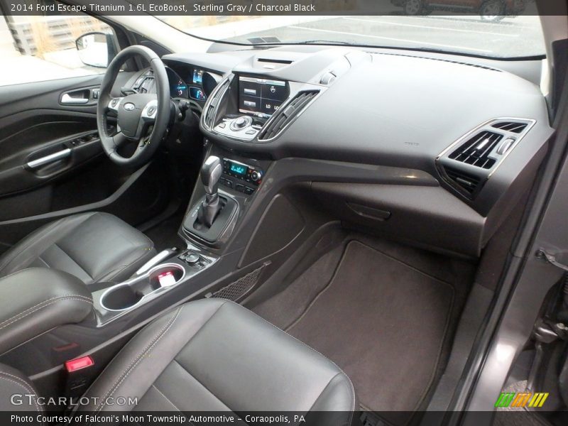 Sterling Gray / Charcoal Black 2014 Ford Escape Titanium 1.6L EcoBoost