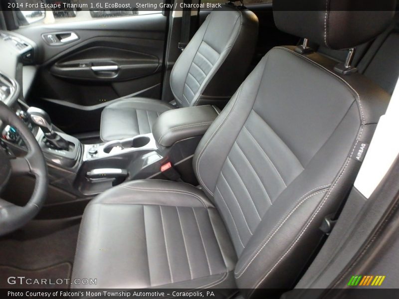 Sterling Gray / Charcoal Black 2014 Ford Escape Titanium 1.6L EcoBoost