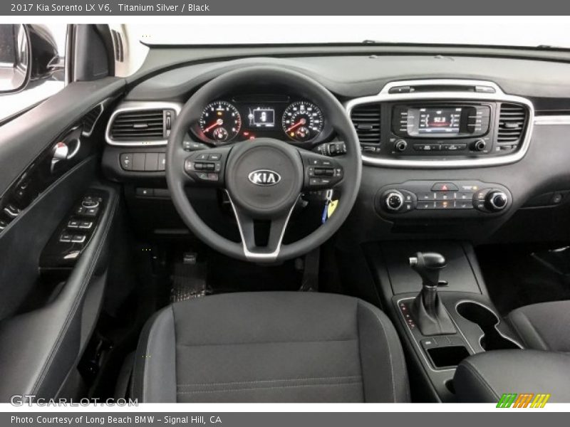 Titanium Silver / Black 2017 Kia Sorento LX V6