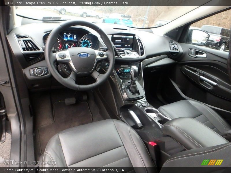 Sterling Gray / Charcoal Black 2014 Ford Escape Titanium 1.6L EcoBoost