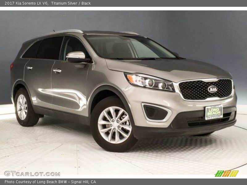 Titanium Silver / Black 2017 Kia Sorento LX V6