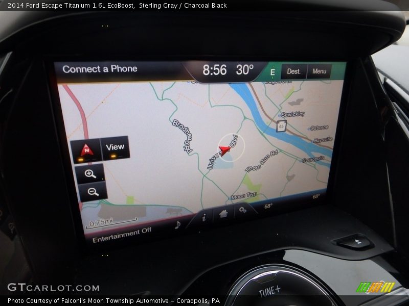 Sterling Gray / Charcoal Black 2014 Ford Escape Titanium 1.6L EcoBoost