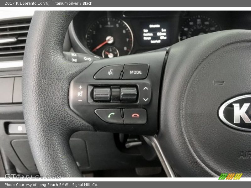 Titanium Silver / Black 2017 Kia Sorento LX V6