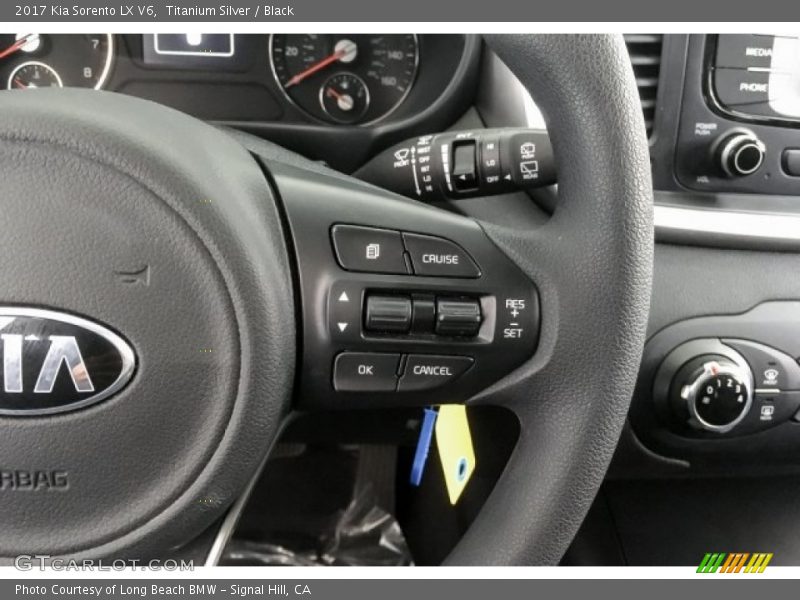 Titanium Silver / Black 2017 Kia Sorento LX V6