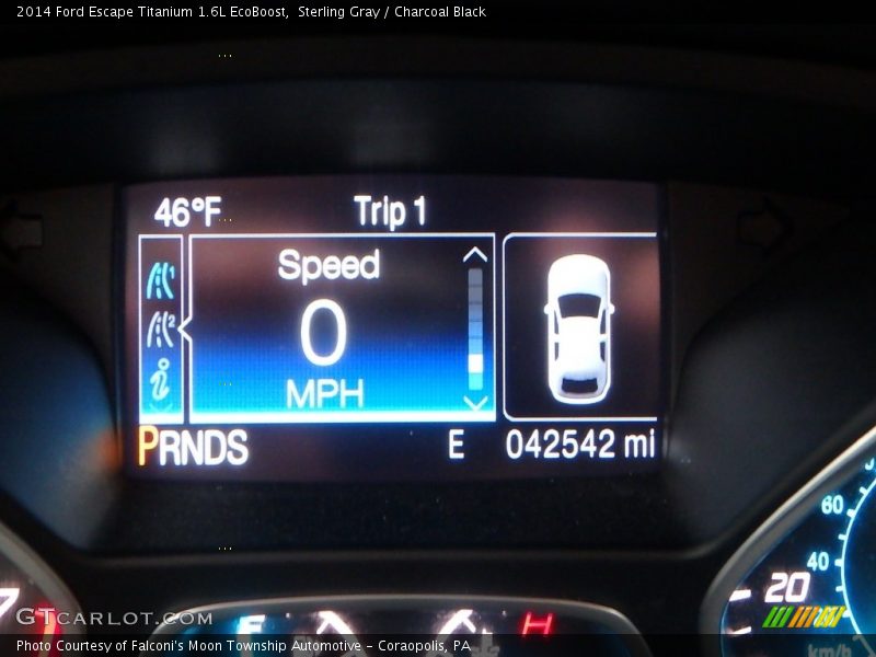 Sterling Gray / Charcoal Black 2014 Ford Escape Titanium 1.6L EcoBoost