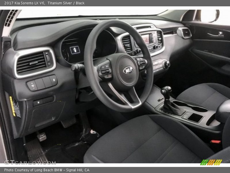 Titanium Silver / Black 2017 Kia Sorento LX V6