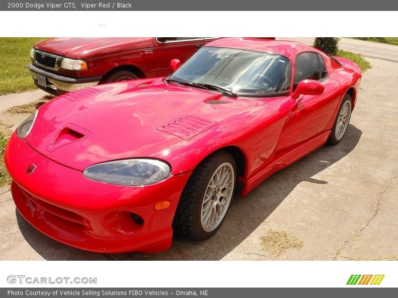 Viper Red / Black 2000 Dodge Viper GTS