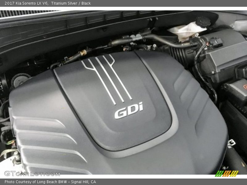 Titanium Silver / Black 2017 Kia Sorento LX V6