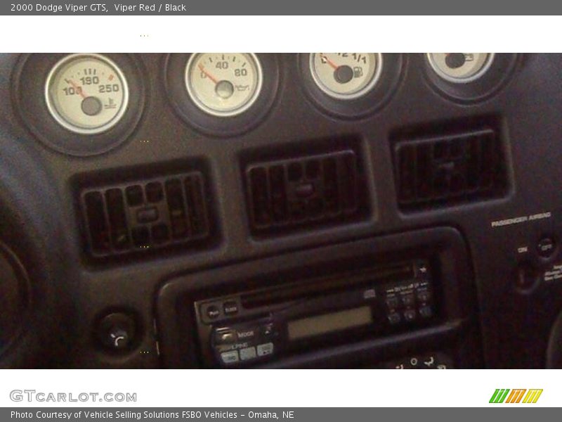 Viper Red / Black 2000 Dodge Viper GTS