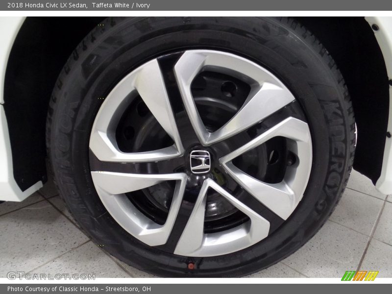 Taffeta White / Ivory 2018 Honda Civic LX Sedan
