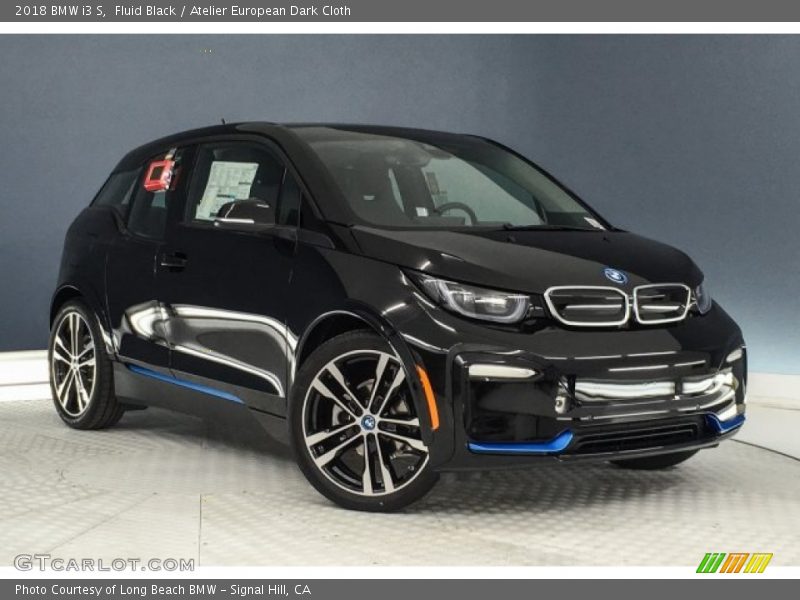 Fluid Black / Atelier European Dark Cloth 2018 BMW i3 S