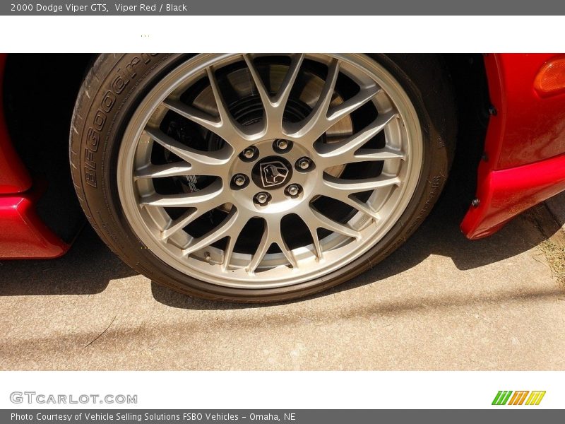 Viper Red / Black 2000 Dodge Viper GTS