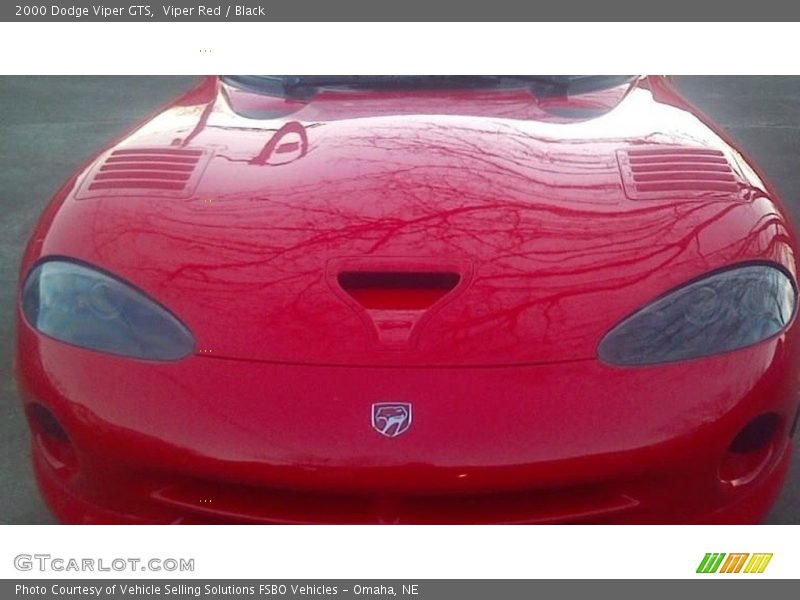 Viper Red / Black 2000 Dodge Viper GTS